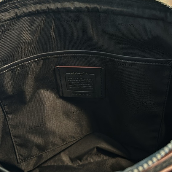 Coach laptop bag- black peddle teck - Picture 8 of 13
